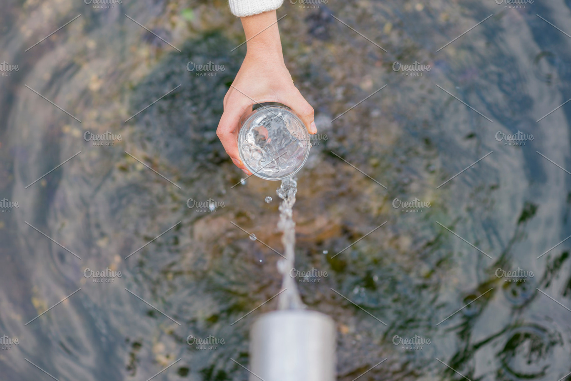 Fresh water featuring clean, clean water, and container fill, a Nature Photo by Josfor photos