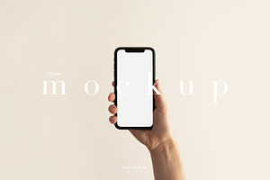 Modern Minimalist iPhone 11 Mockup