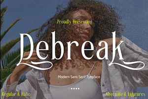 Debreak-Modern Sans Serif Typeface