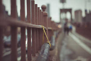 Brooklyn fence featuring new york, nyc, and ny