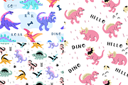 Dino Land Kids Seamless Pattern, a Pattern Graphic by ItsReksita Pattern (Thumbnail 3 of 9)