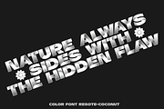 Color fonts ResotE-Fruits, a Font by glukfonts (Thumbnail 6 of 9)
