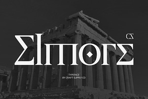 CS Elmore – Ancient Greek Font, a Serif Font by Craft Supply Co.