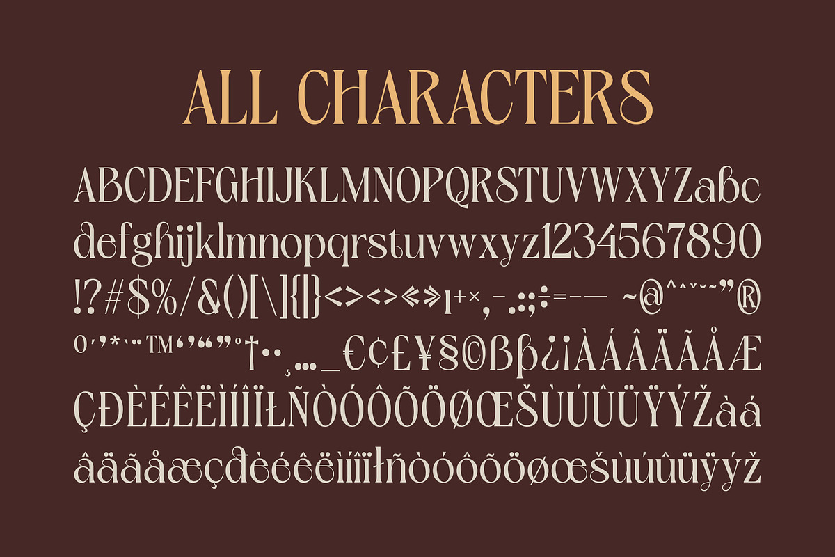 CS Abuela – Art Nouveau Font, a Serif Font by Craft Supply Co. (Photo 8 of 8)