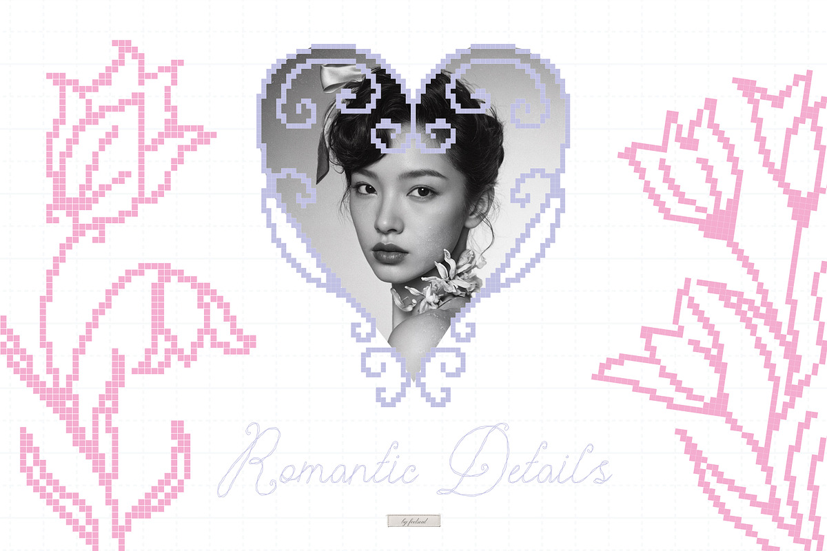 100 Pixel Lines Collection, an Object Graphic by Feelsoul (Photo 9 of 10)