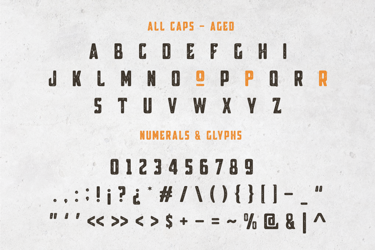 Broscoi - Vintage Font Family preview 5
