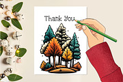 Summer Camping & Hiking Clipart, a Seasonal Illustration by Creative Art (Thumbnail 7 of 8)