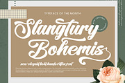 Slangtury Bohemis Elegant Bold, a Handwritten Font by operatype.co (Thumbnail 1 of 8)