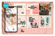 VALTO – Instagram Branding Template, a Social Media Template by LEROY Design (Thumbnail 1 of 9)