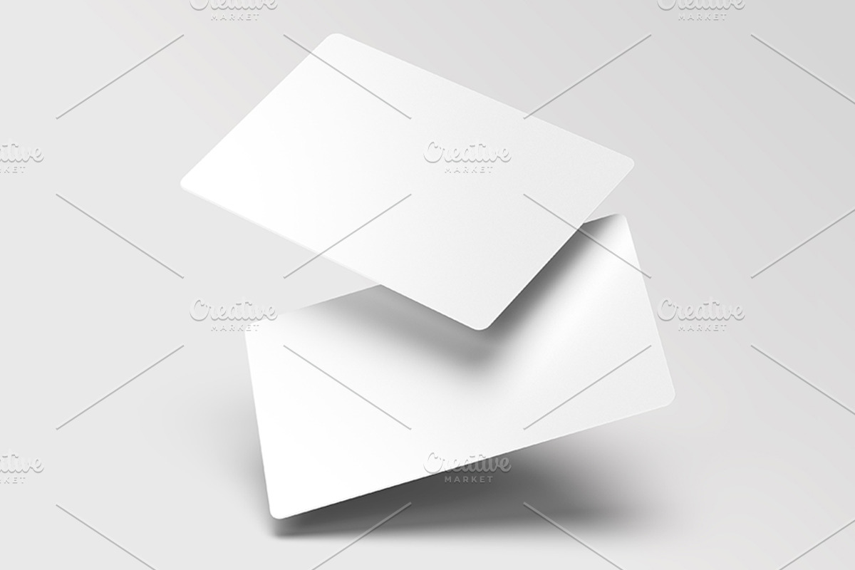 Round Corners Business Card Mockup, an Advertising Mockup by Mockup+ (Photo 11 of 14)