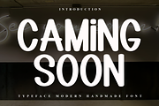Caming Soon, a Serif Font by FreshTypeINK (Thumbnail 1 of 7)