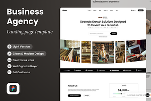 Business Agency Landing Page