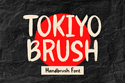Tokiyo Brush - Brush Font, a Handwritten Font by Sronstudio (Thumbnail 1 of 10)