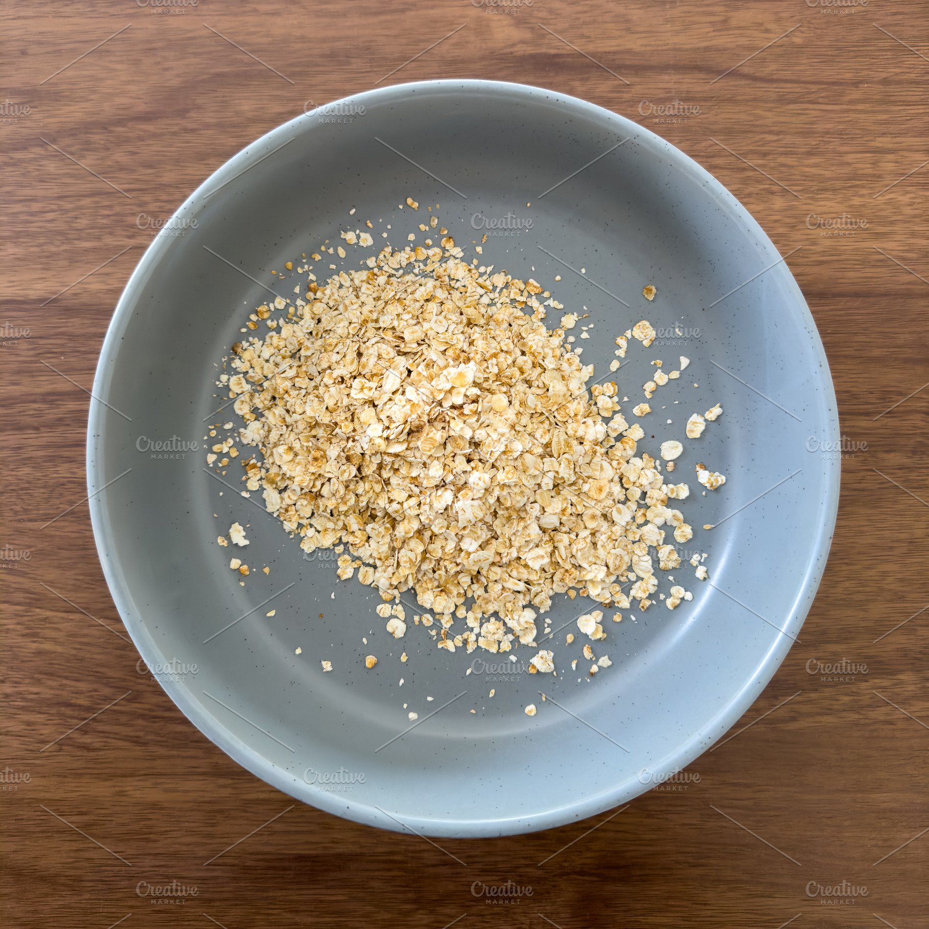 Oats In Bowl Breakfast Concept, a Food & Drink Photo by THP Creative