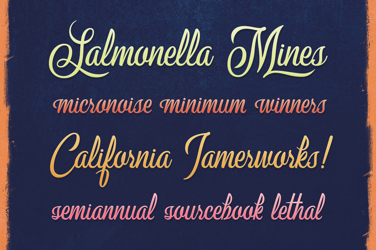 Milford Script, a Script Font by Zeune Type Foundry (Photo 5 of 11)