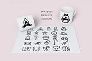 Camping Icons - Dingbat Font, a Symbol Font by WADLEN (Thumbnail 6 of 7)