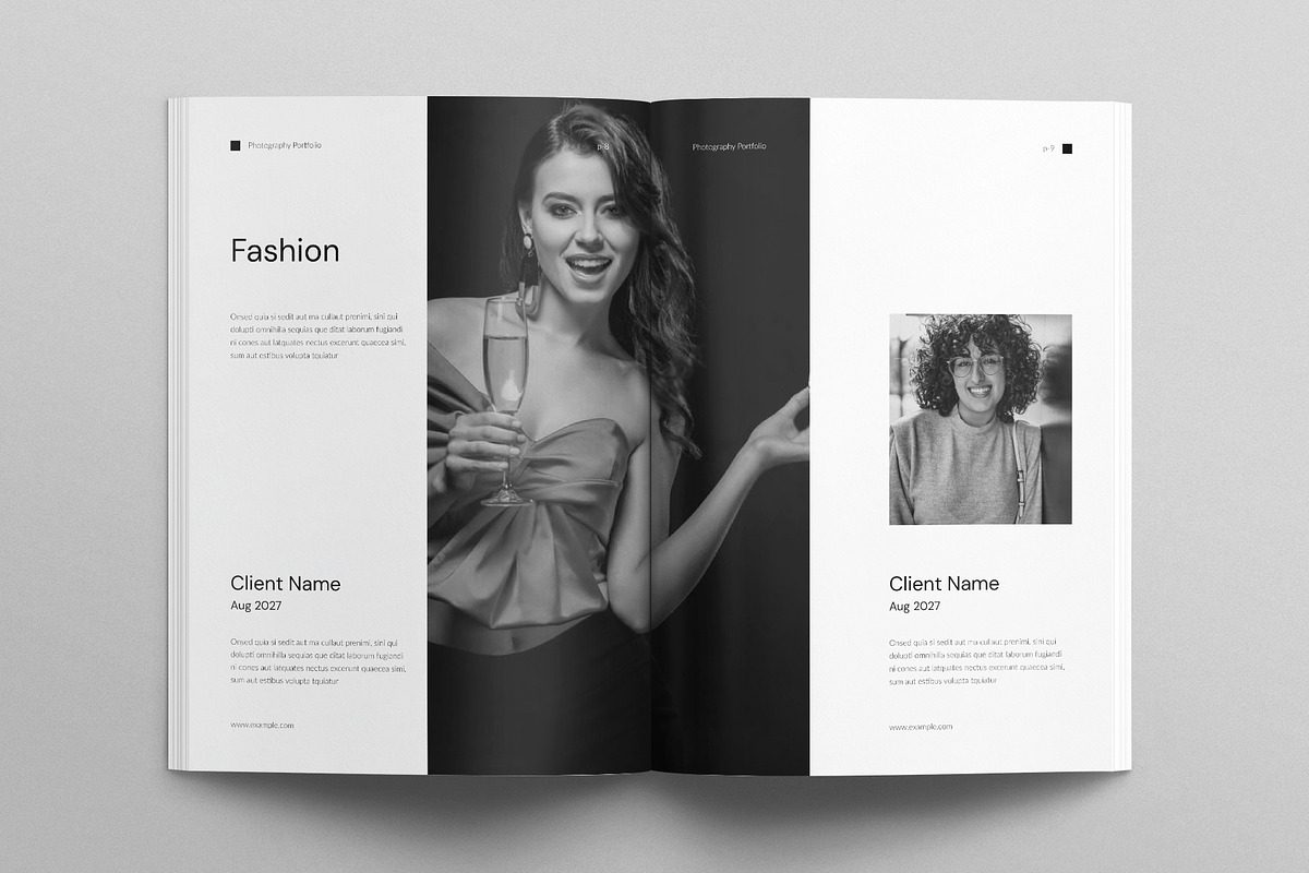 Photography Portfolio Template, a Brochure Template by E-Type (Photo 4 of 7)