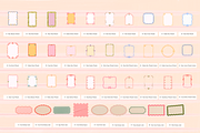 Whimsy Frames and Patterns, a Background Graphic by nadispasibenko (Thumbnail 4 of 9)