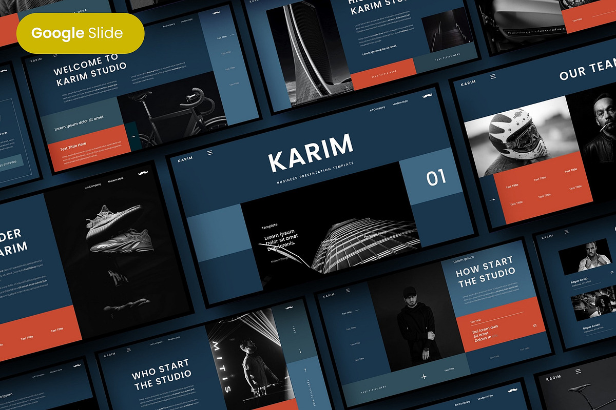 Karim - Business Google Slide Templa, a Presentation Template by Dens Creative Studio (Photo 2 of 6)
