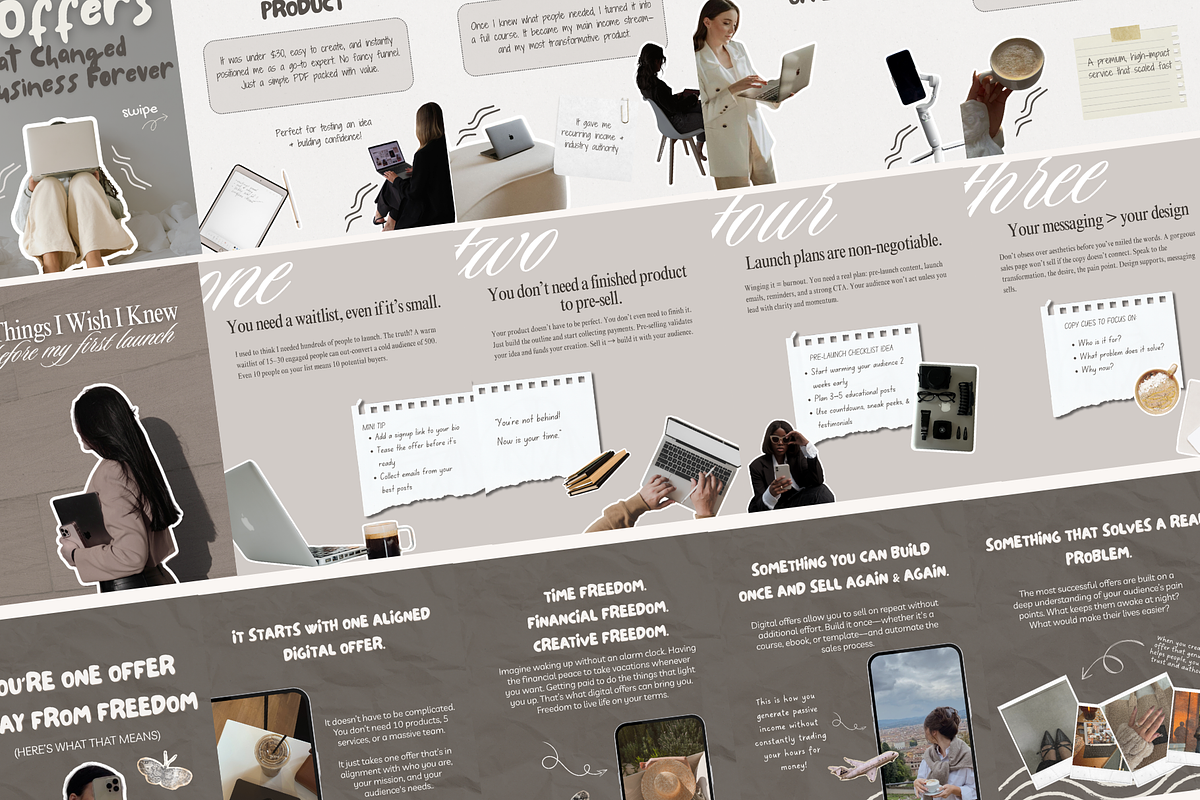 400 Instagram Carousel Kit Templates preview 2