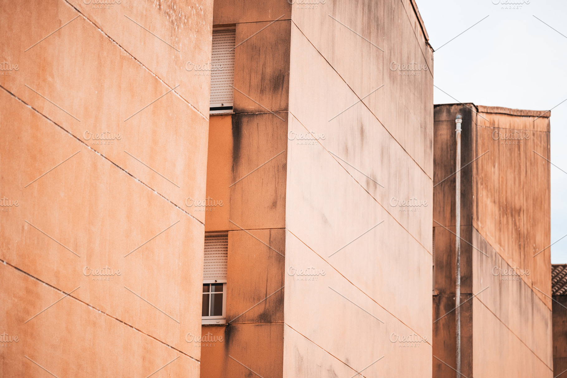 Minimalist urban concrete wall, an Architecture Photo by SkyNext