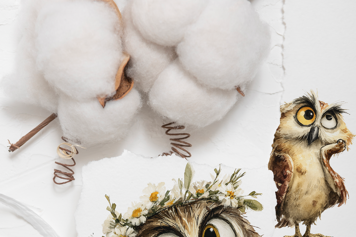 25 Owl Clipart PNGs, an Animal Illustration by Pati Charm Studio (Photo 8 of 8)