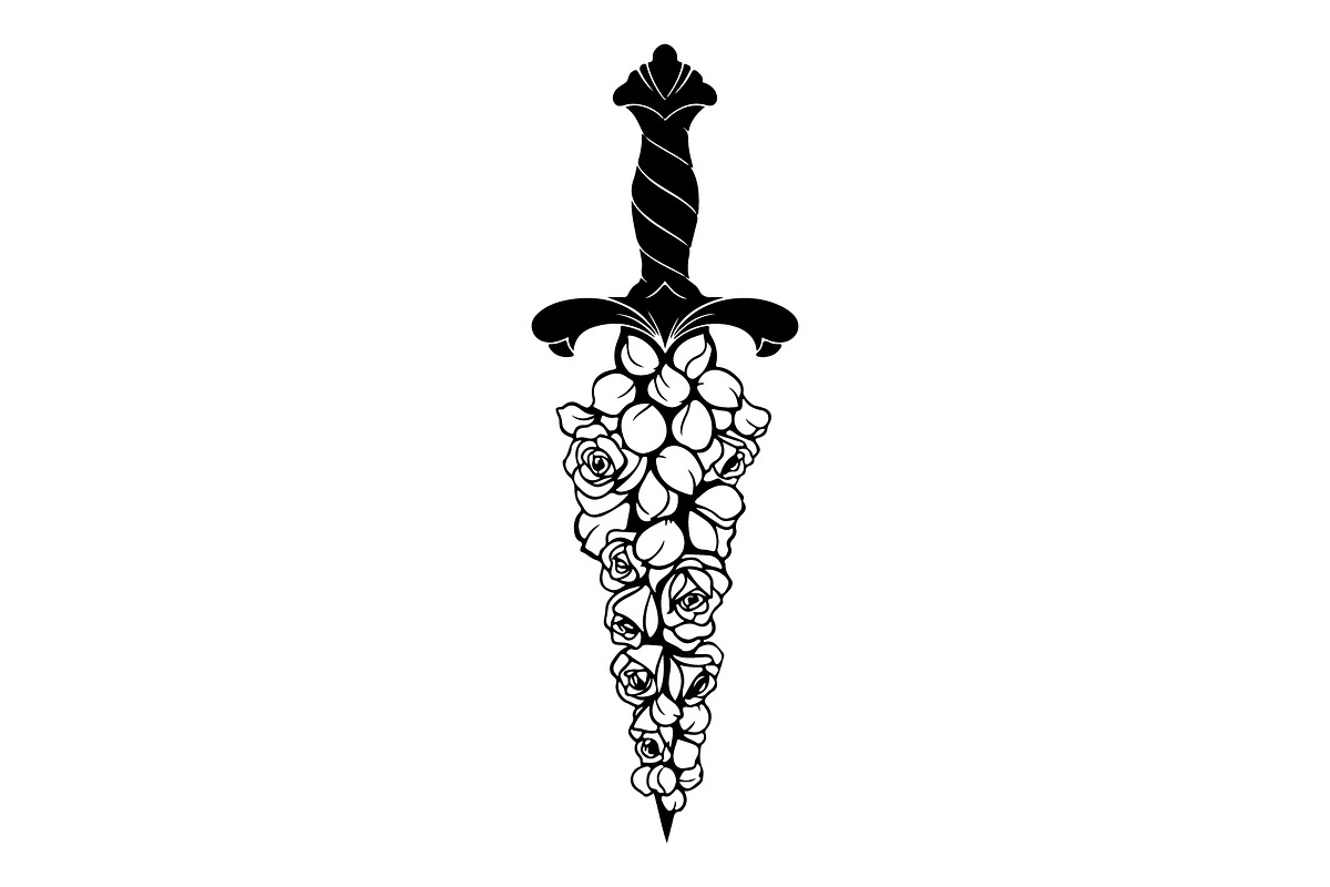 Ornamental Dagger Silhouette Bundle, an Object Illustration by Gaye Art (Photo 3 of 31)