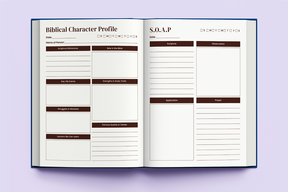 Bible Study Canva Template preview 4