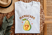 Mamacado PNG, Cute Avocado Mom Art,, an Illustration by SharpMarketplace (Thumbnail 5 of 9)