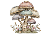 Fairy Mushroom Clipart PNG, a Food Illustration by Memories By Lea (Thumbnail 14 of 19)