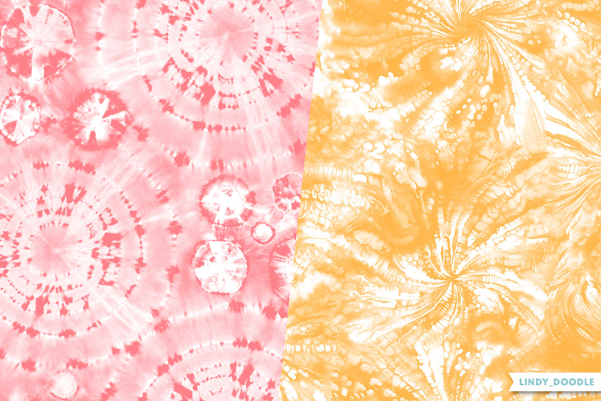 Monochromatic Tie Dye Pack 3, a Pattern Graphic by Lindy_doodle (Photo 6 of 9)