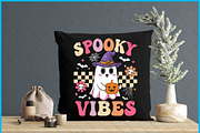 Groovy Spooky Ghost Pumpkin SVG PNG, an Object Graphic by Creativeusart (Thumbnail 4 of 4)