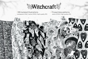 Witchcraft Vector Set Of 200