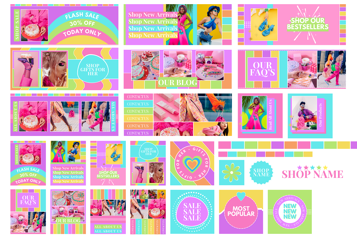 Website Banner Templates, a Shopify Template by SunshineStudioBoutique (Photo 3 of 7)