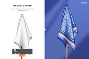 Silk Scarf Mockup - Studio series 02, an Apparel Mockup by Mocku (Thumbnail 11 of 13)