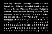 Melbourne - Geometric Sans Serif, a Sans Serif Font by Umitype (Thumbnail 11 of 15)