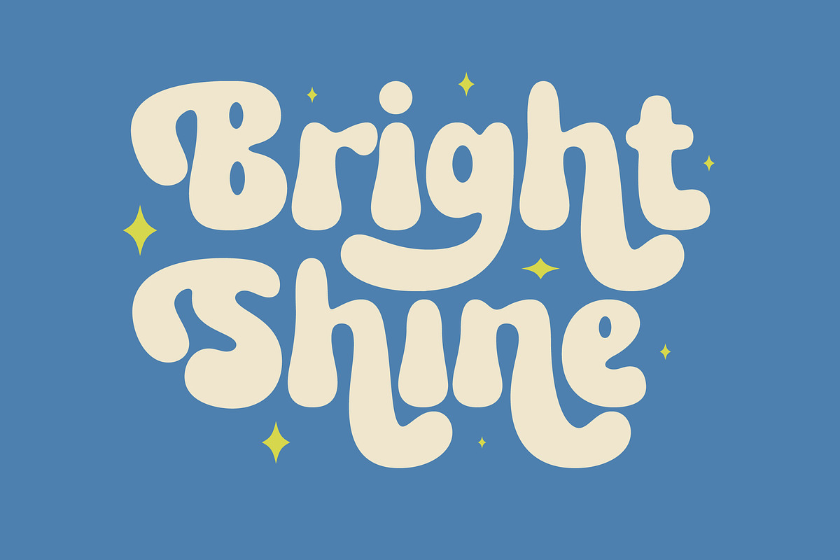 Queen Wosha Groovy Display Font, a Serif Font by timelesstype.co (Photo 13 of 20)