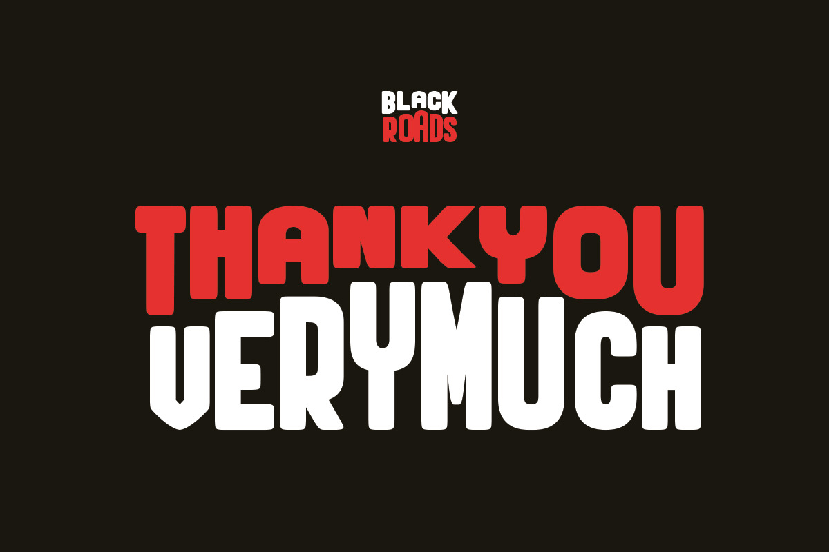 Black Roads, a Sans Serif Font by Bramcreative (Photo 3 of 8)