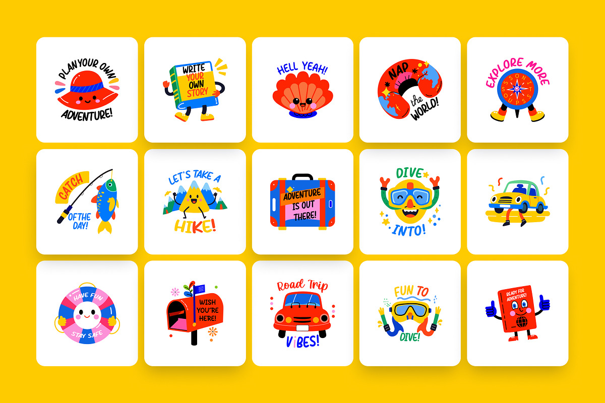 Animated World Travel Stickers, an Emoji Icon by Vectors Market (Photo 4 of 5)
