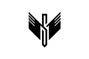 Letter S Wings Logo, a Branding & Logo Template by Buqancreative (Thumbnail 1 of 5)