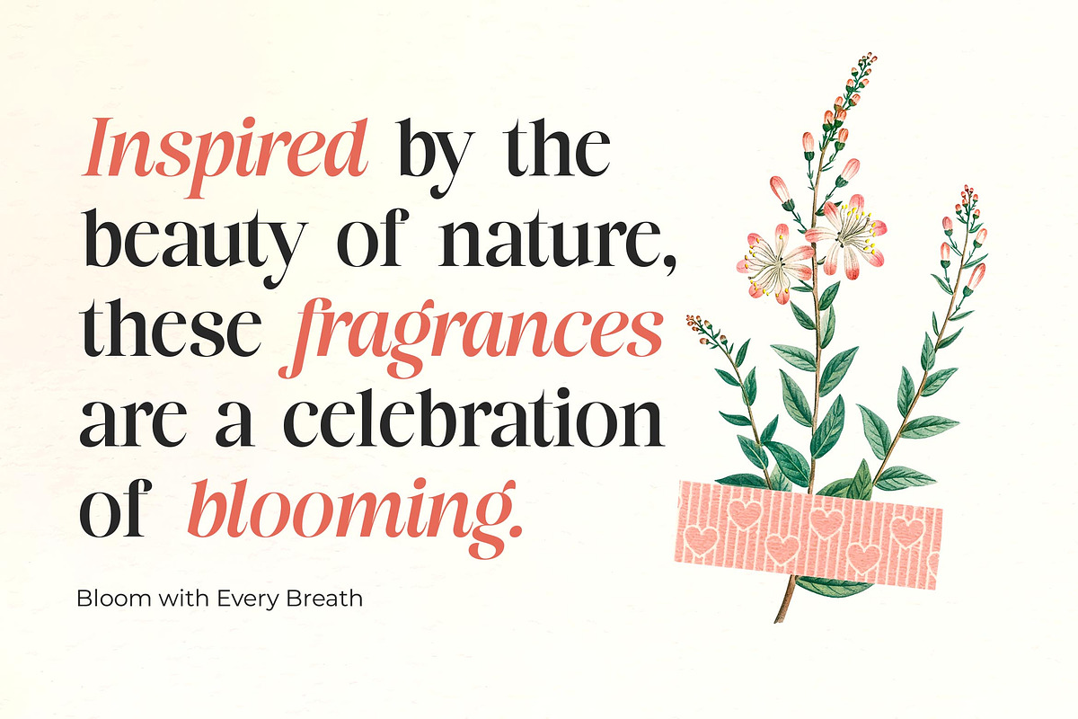 Flower Factory - Stylish Modern Seri, a Serif Font by Lettersiro (Photo 6 of 9)