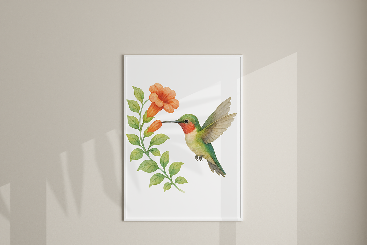 26 Hummingbird Clipart, an Animal Illustration by Pati Charm Studio (Photo 7 of 8)