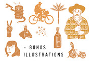 The vintage logo & font super bundle, a Branding & Logo Template by Tropical Type (Thumbnail 13 of 16)