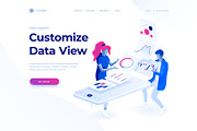 Isometric illustration kit - People, a Templates & Theme by Formfrom (Thumbnail 4 of 34)