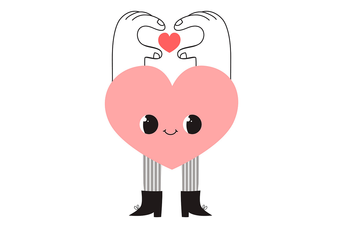 Valentines Day Heart Characters, a Healthcare Illustration by the_myro (Photo 8 of 21)