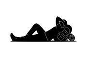 Camping Adventure Silhouette Icons, an Object Graphic by yasushie (Thumbnail 5 of 5)