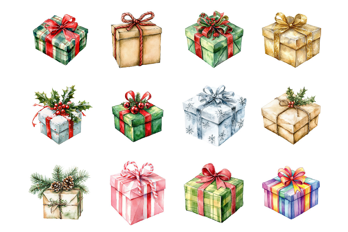 Christmas Gift Parcel, an Illustration by Design Market (Photo 3 of 3)