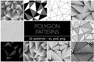 12 POLYGON TRIANGLE PATTERNS