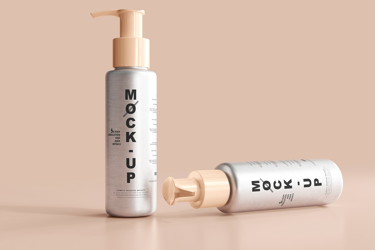 Aluminum Cosmetic Mockup Bundle, a Cups & Container Mockup by pmvch (Photo 62 of 206)