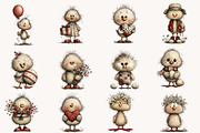 Whimsical Easter Chick Clipart, an Illustration by Designworld (Thumbnail 5 of 10)